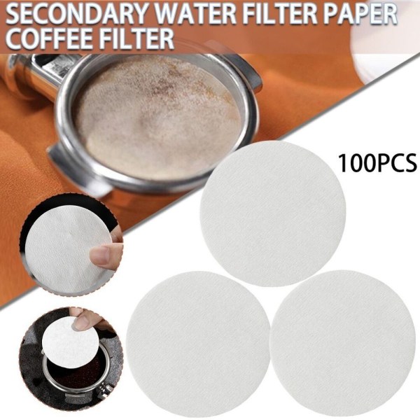 100st Kaffefilter Papper Kaffebryggare Filter 53MM 53mm