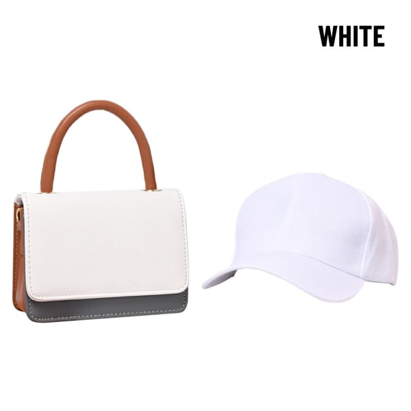 Crossbody Taske Og Hattedragt Håndtaske HVID white