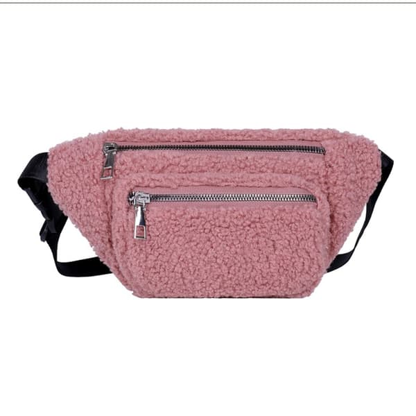Midjeväska för dam Rosa pink