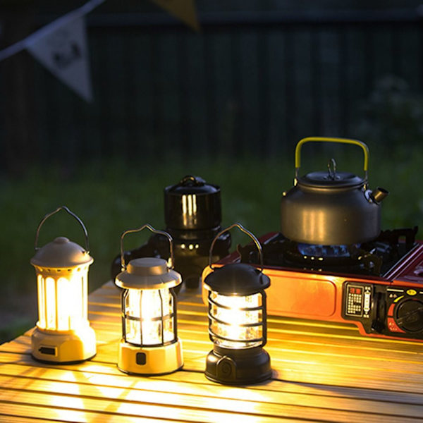 Camping Lights Atmosphere Telt Lampe BEIGE Beige