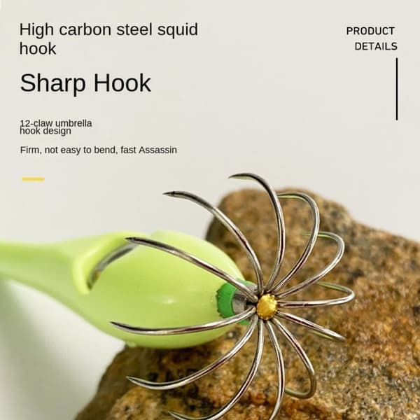 Squid Jigs Fiske Lure Squid Baits explosiv krok