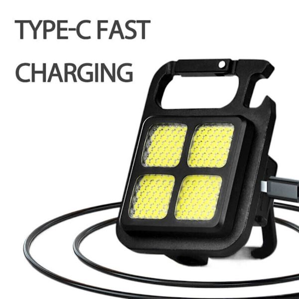 Monitoiminen Keychain Light taskulamput Tehokas taskulamppu