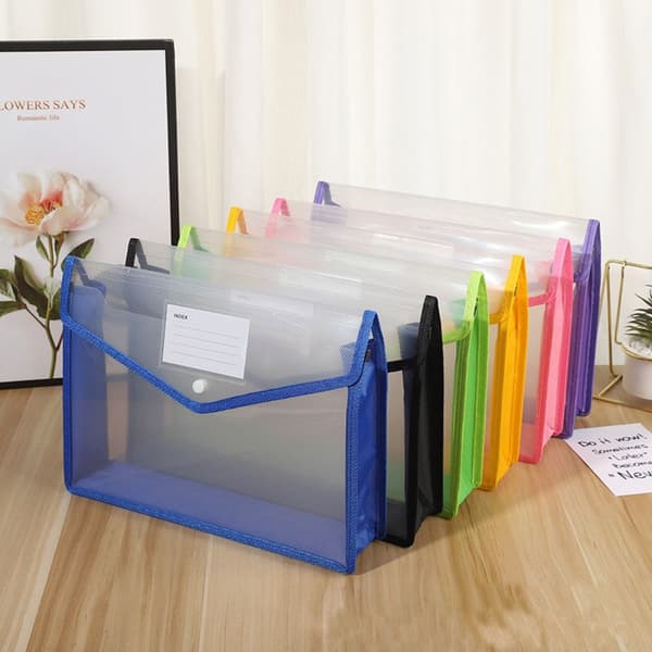 A4-mapper Dokumenttaske LILLA purple