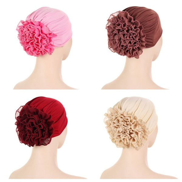 Dame Hijab Caps Muslim Tørklæde PINK pink