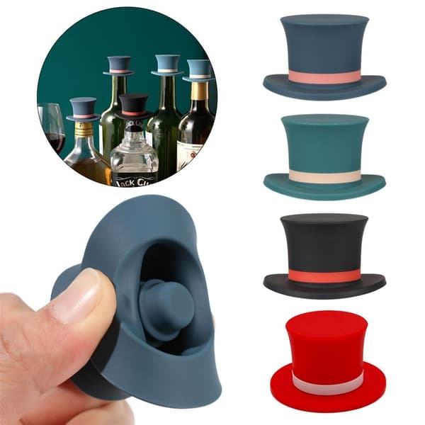 Viinipullon tulppa Pullon cap SININEN blue