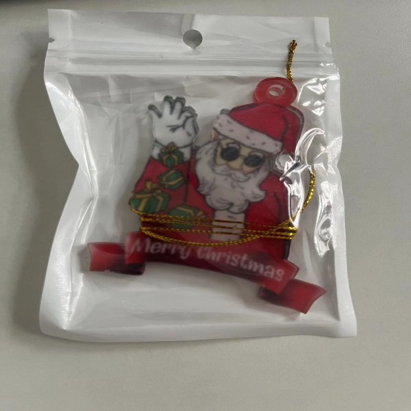 8 st julgransprydnader jul fönsterhänge