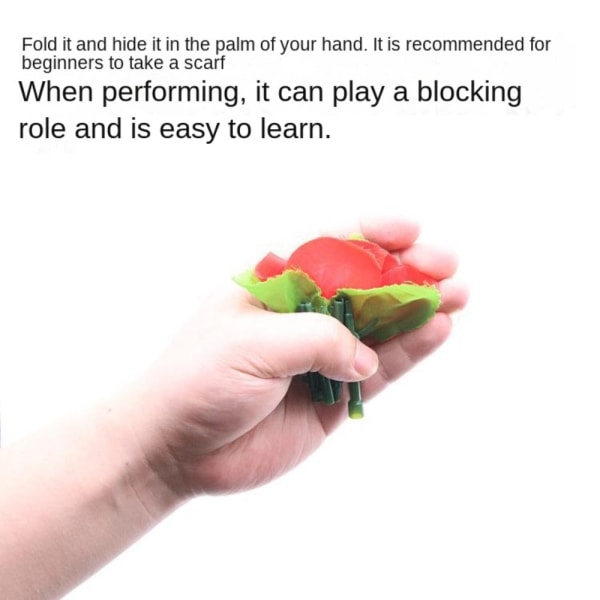 Folding Rose Magic Tricks vises blomst Folding Rose