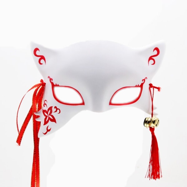 Cosplay Masker Anime Face Cover HVID white