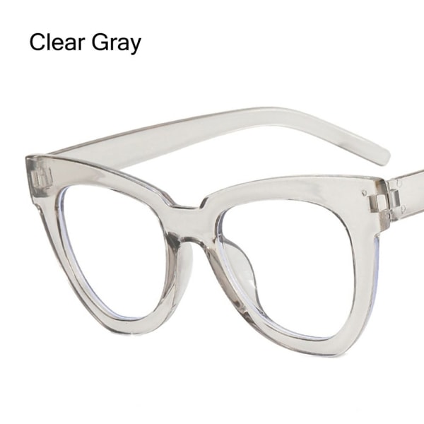 Eye Eyeglasses Anti Blue Light Briller CLEAR GRAY CLEAR GRAY Clear Gray