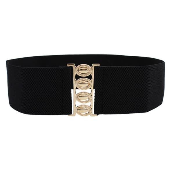 Stretch linning taljerem SORT black