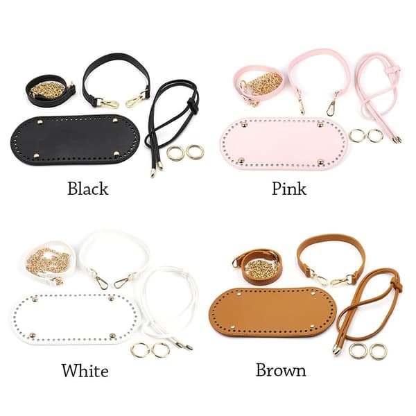 Väska Strap Handväska Vävd ROSA Pink
