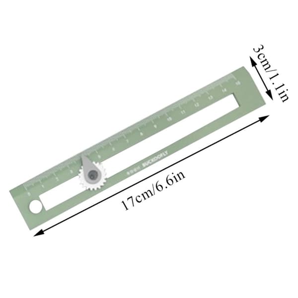 2 STK Kompas Lineal GRØN Green