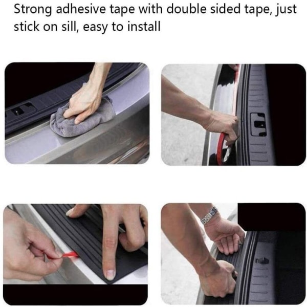 Car Trim Cover Strip Car Sill Plate Protector 104CM 104cm