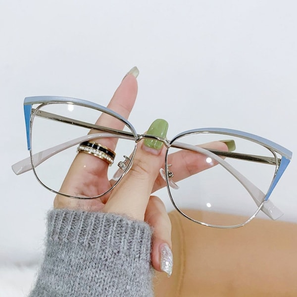 Anti-Blue Light Glasses Pyöreät silmälasit SININEN Blue 9ef8 | Blue | Fyndiq
