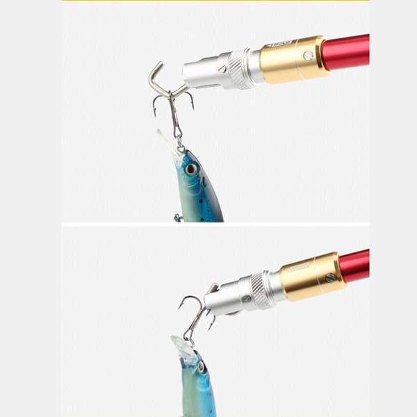 1stk Fiskekrogsskiller Krogfjerner BLÅ BLÅ Blue