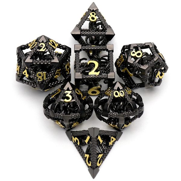 7st DND Metal Dice Set Game Dice 05 05 05