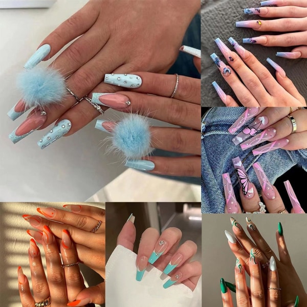 24st False Nail Full Cover W214