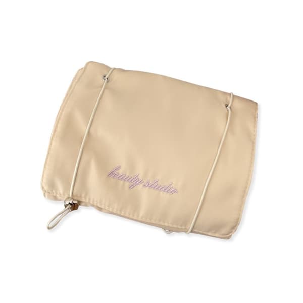 Kosmetisk pose vaskepose BEIGE beige