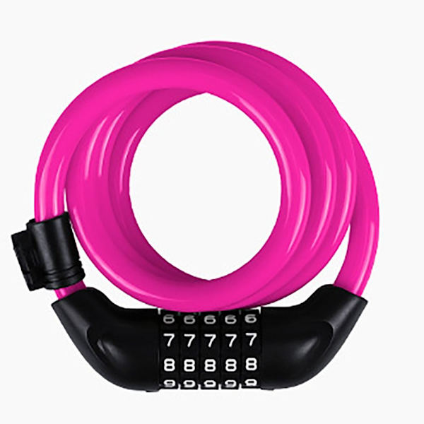 Cykellås Coiling Cykellås PINK PINK