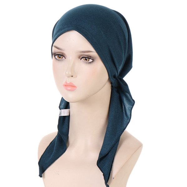 Turbaanihattu Chemo Cap CYAN Cyan