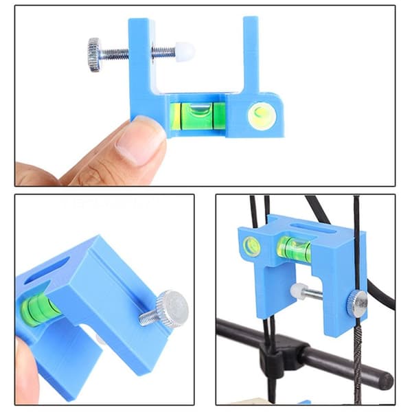 2st/ Set Bow Level Positioner Horisontell Bubble Calibration BLÅ Blue