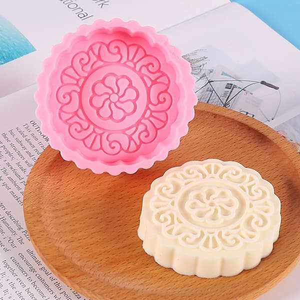 2kpl mold Mooncake postimerkit STYLE-5 STYLE-5 Style-5
