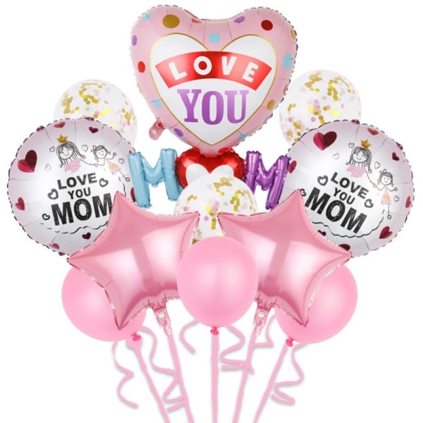 Hyvää äitienpäivää Foil Helium Ilmapallot C C C
