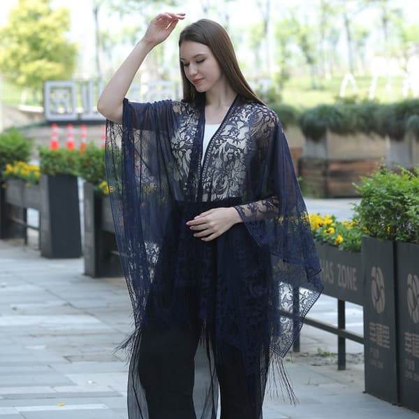 Aftenkjoler Sjal Lady Cape Wraps SORT SORT Black