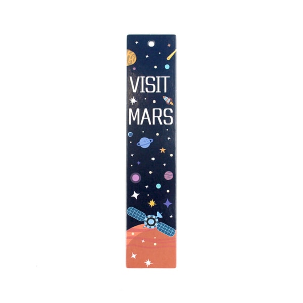 10 stk Space Theme Bookmarks Inspirerende bogmærkeside