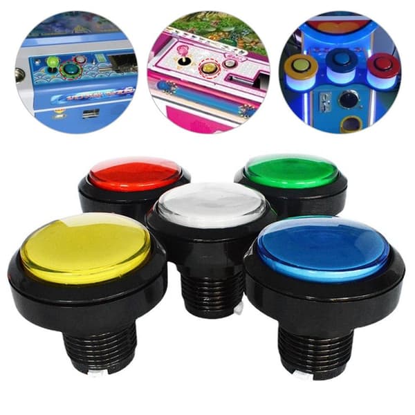 Arcade Button Game Player Button PUNAINEN red