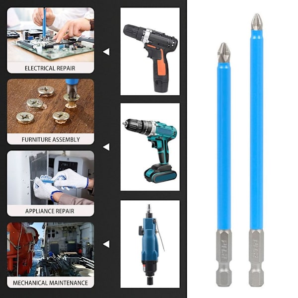 Cross Drill Bit Skruvmejsel Bits Cross skruvmejsel