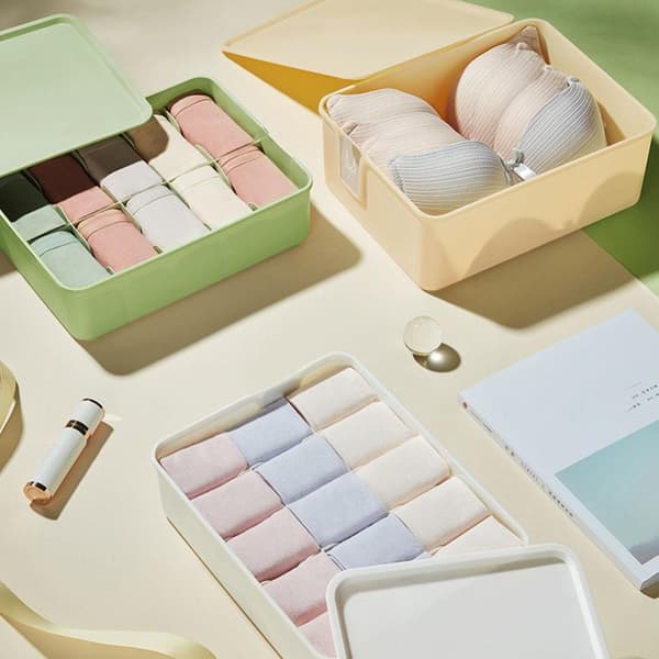 Underkläder Förvaringslåda Låda Organizer VIT 1CELL 1CELL white 1cell-1cell