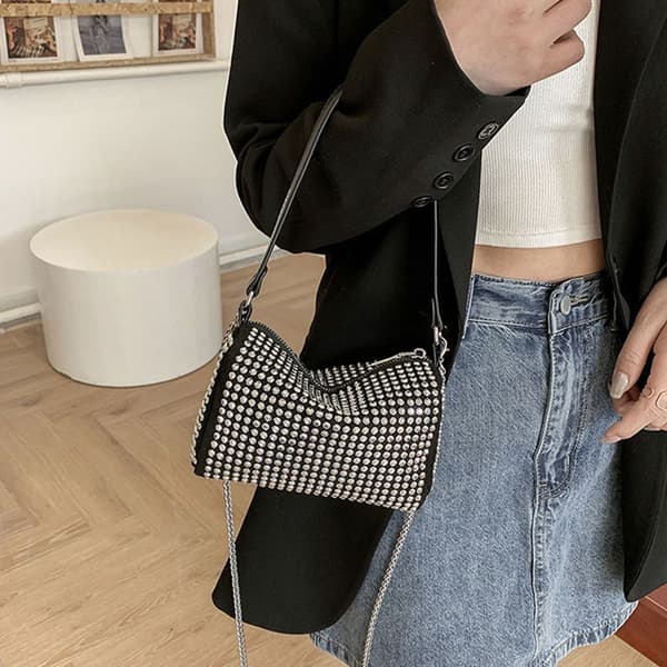 Axelväskor Crossbody-väskor SILVER silver