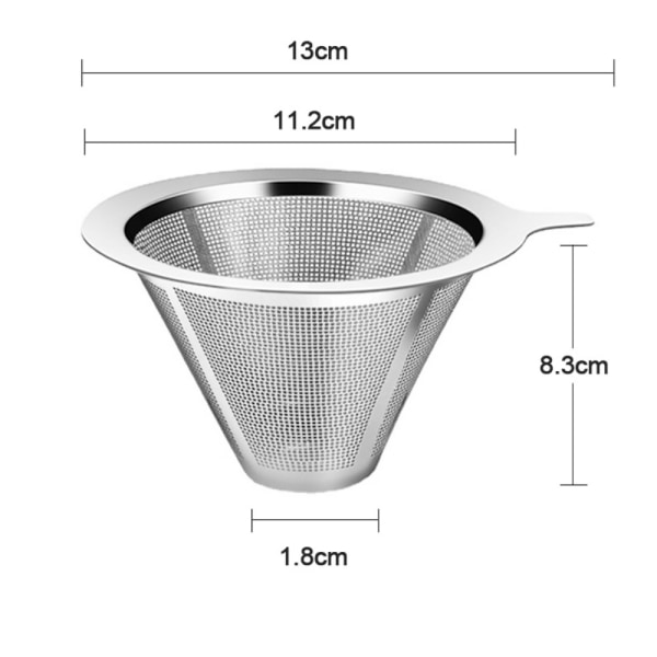 Kaffefilter Kaffe Drypp Mesh 600 MESHM-NO BASE M-NO BASE 600 MeshM-No Base