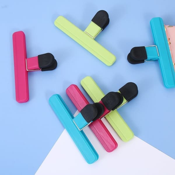 2 STK Forseglingspose Klips Plast Matforsegling GRØNN green