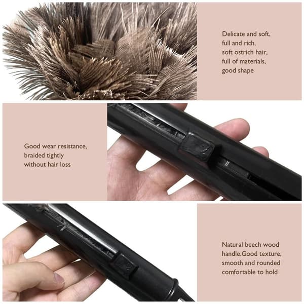 Strutsfjær Duster Dust Brush Rengjøringsutstyr