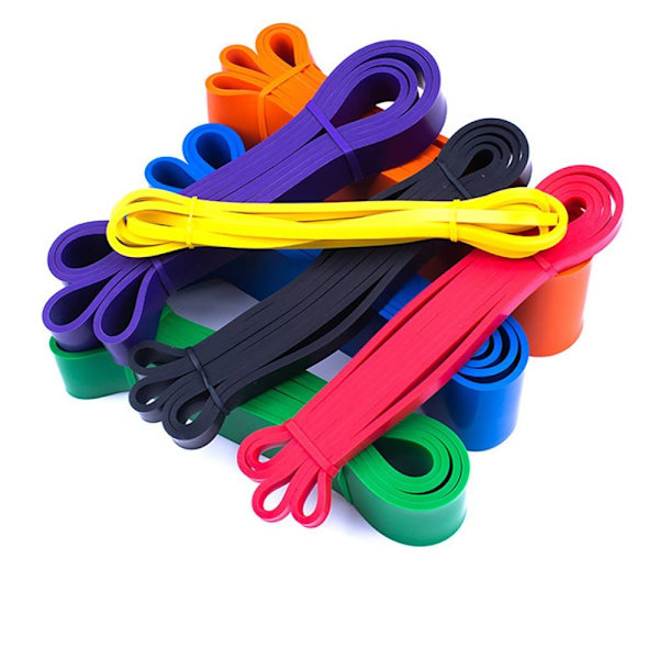 Resistance Bands Fitness Tension Belt GUL YELLOW