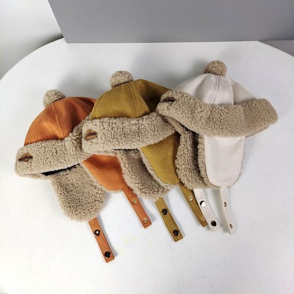 Vinter Baby Hat Baby Beanie SVART HATT SVART HATT black hat