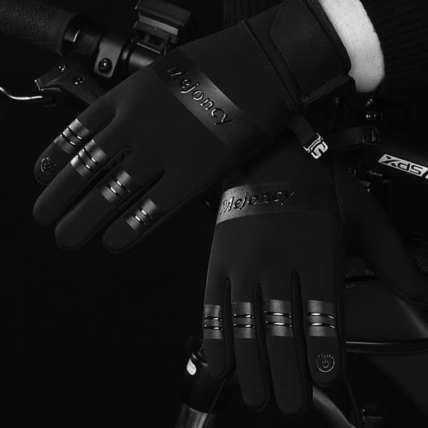 Varme termiske handsker Ridehandsker SORT M black M