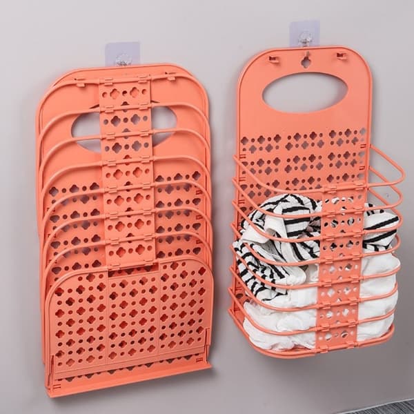 Likaiset vaatteet Basket Laundry Hamper VALKOINEN White