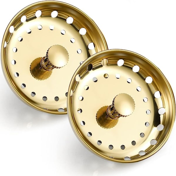 2 stk Vaskstopper Sil Rustfritt Stål