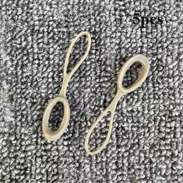 5stk Sort Glidelås Pull Puller End SVART Black