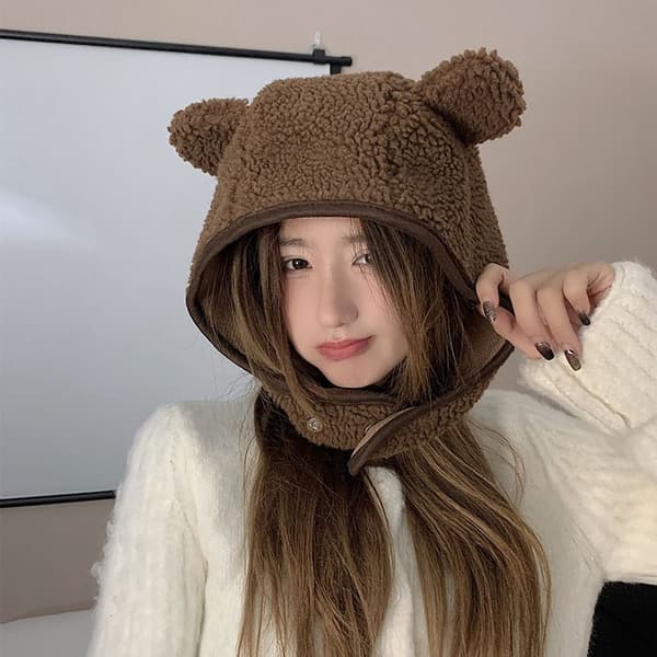 Vinterlue Caps Bear Pullover Lue BEIGE BEIGE