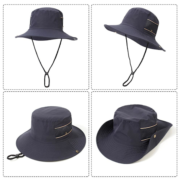 Solhat til mænd/kvinder Bucket Hat KHAKI Khaki