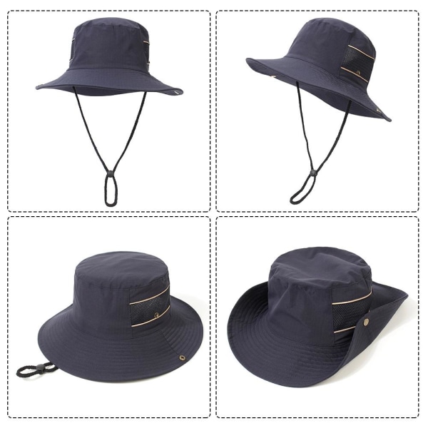 Solhatt for menn/dame bøttehatt NAVY Navy