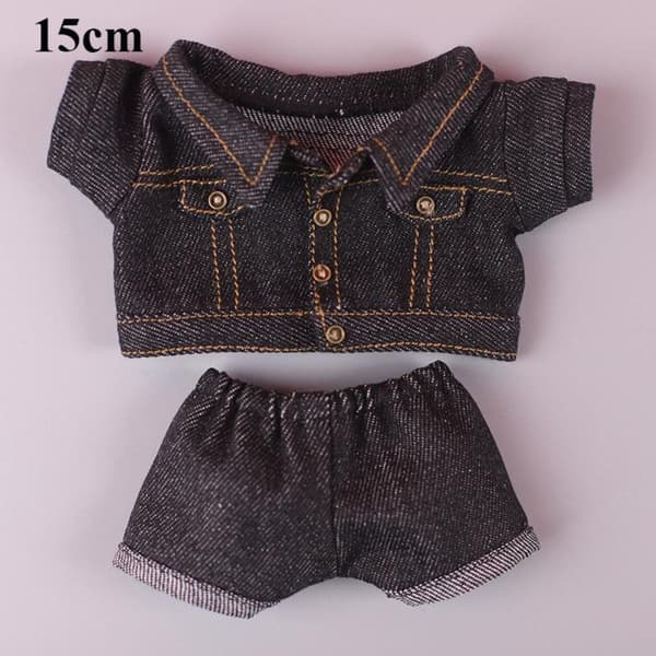 Docka jeansjacka kostym docka kläder 3 3 3
