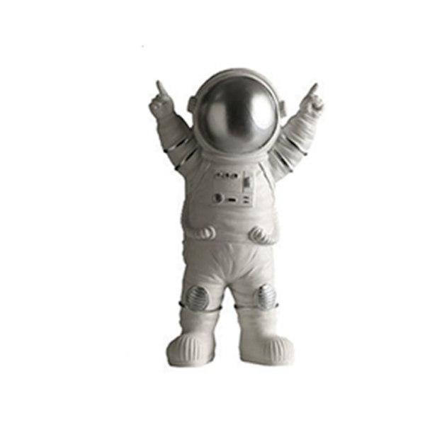 Astronautfigurer Spaceman Moon Skulptur Dekorativ F F F