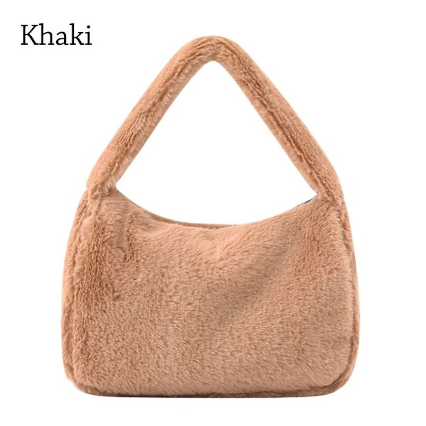 Axelremsväska Fluffy Totes KHAKI khaki