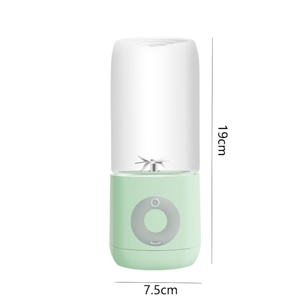 Juice Blender Electric Frukt Juicer USB Uppladdningsbar grön