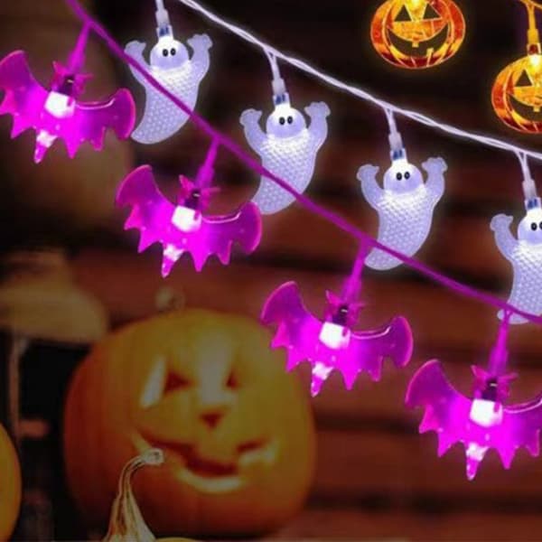 Halloween LED String Light Skelett Lights 6 6 6